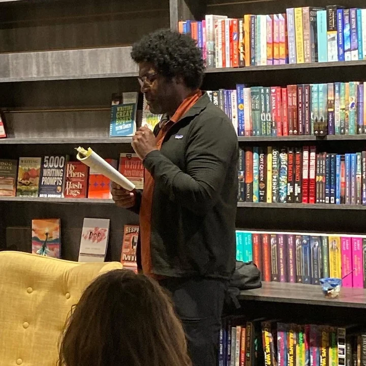 Bernard Clay reading at Sawmill Poetry