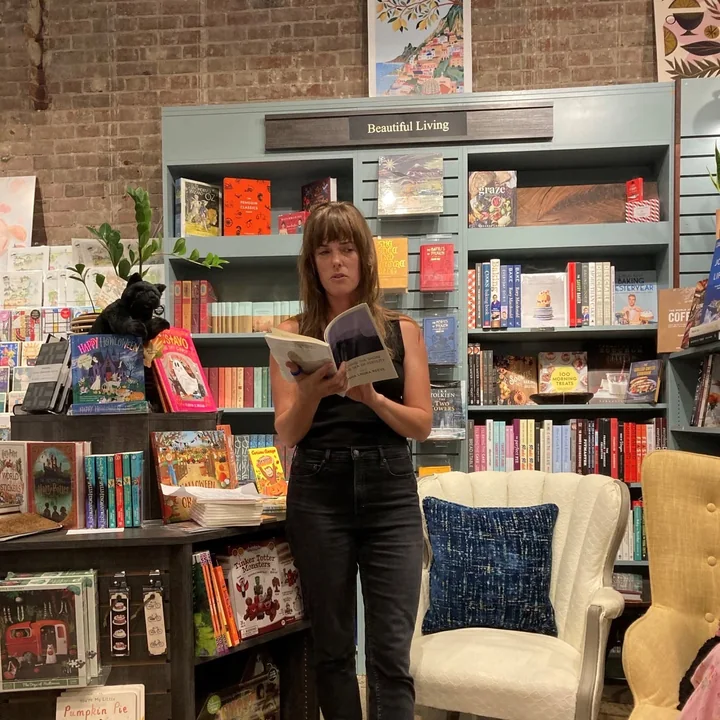 Anna Laura Reeve reading at Sawmill Poetry